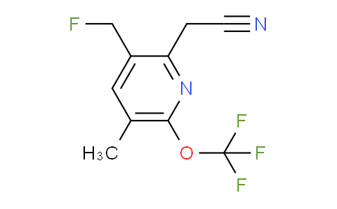 3-(Fluoromethyl)-5-methyl-6-(trifluoromethoxy)pyridine-2-acetonitrile