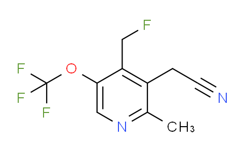 4-(Fluoromethyl)-2-methyl-5-(trifluoromethoxy)pyridine-3-acetonitrile