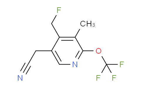 4-(Fluoromethyl)-3-methyl-2-(trifluoromethoxy)pyridine-5-acetonitrile