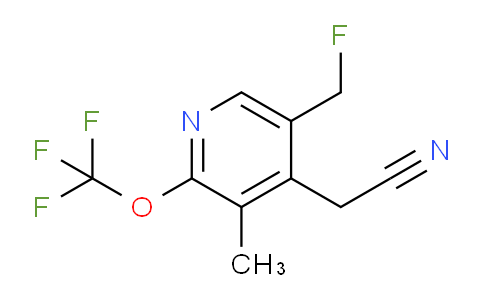 5-(Fluoromethyl)-3-methyl-2-(trifluoromethoxy)pyridine-4-acetonitrile
