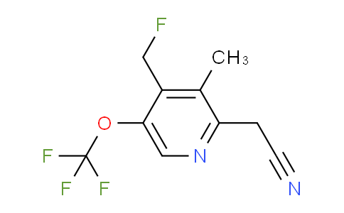 AM97846 | 1361894-23-6 | 4-(Fluoromethyl)-3-methyl-5-(trifluoromethoxy)pyridine-2-acetonitrile