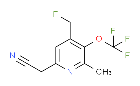 AM97847 | 1361797-86-5 | 4-(Fluoromethyl)-2-methyl-3-(trifluoromethoxy)pyridine-6-acetonitrile