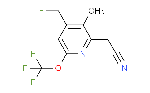 AM97848 | 1361740-93-3 | 4-(Fluoromethyl)-3-methyl-6-(trifluoromethoxy)pyridine-2-acetonitrile
