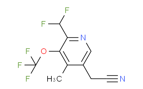 AM97861 | 1361920-83-3 | 2-(Difluoromethyl)-4-methyl-3-(trifluoromethoxy)pyridine-5-acetonitrile