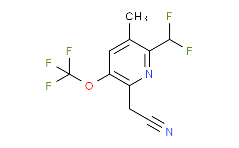 AM97863 | 1361909-87-6 | 2-(Difluoromethyl)-3-methyl-5-(trifluoromethoxy)pyridine-6-acetonitrile
