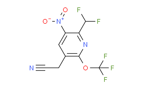 AM97910 | 1361789-34-5 | 2-(Difluoromethyl)-3-nitro-6-(trifluoromethoxy)pyridine-5-acetonitrile