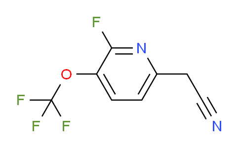 AM97943 | 1804293-89-7 | 2-Fluoro-3-(trifluoromethoxy)pyridine-6-acetonitrile