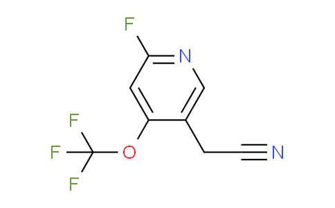 AM97944 | 1804294-03-8 | 2-Fluoro-4-(trifluoromethoxy)pyridine-5-acetonitrile