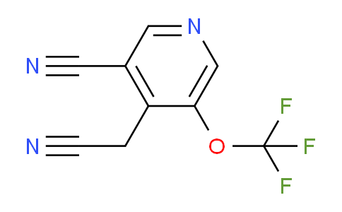 3-Cyano-5-(trifluoromethoxy)pyridine-4-acetonitrile