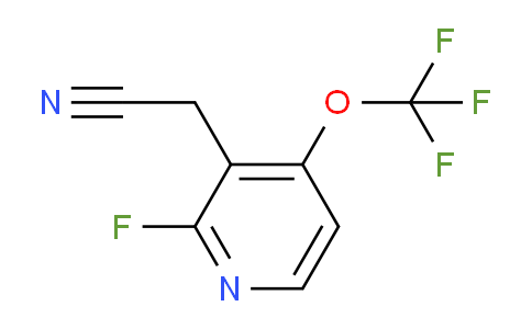 2-Fluoro-4-(trifluoromethoxy)pyridine-3-acetonitrile