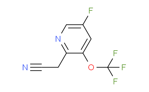 5-Fluoro-3-(trifluoromethoxy)pyridine-2-acetonitrile