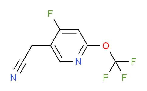 4-Fluoro-2-(trifluoromethoxy)pyridine-5-acetonitrile