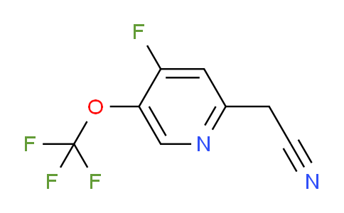AM97966 | 1804502-16-6 | 4-Fluoro-5-(trifluoromethoxy)pyridine-2-acetonitrile