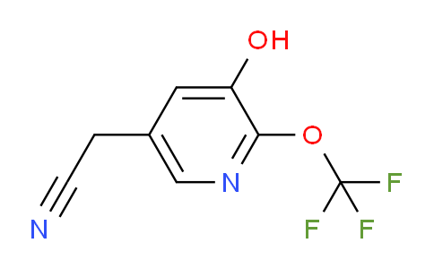 3-Hydroxy-2-(trifluoromethoxy)pyridine-5-acetonitrile