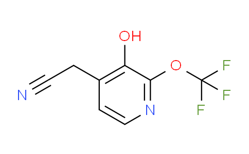 3-Hydroxy-2-(trifluoromethoxy)pyridine-4-acetonitrile