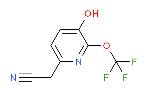 3-Hydroxy-2-(trifluoromethoxy)pyridine-6-acetonitrile