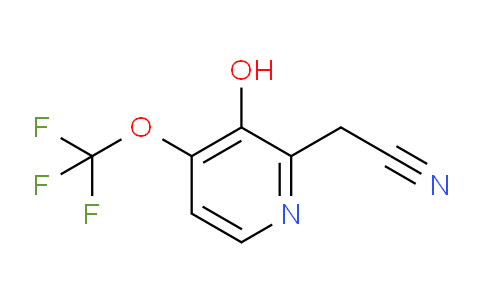3-Hydroxy-4-(trifluoromethoxy)pyridine-2-acetonitrile