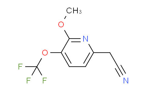 2-Methoxy-3-(trifluoromethoxy)pyridine-6-acetonitrile