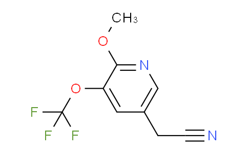 2-Methoxy-3-(trifluoromethoxy)pyridine-5-acetonitrile
