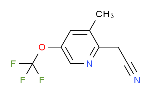 AM98075 | 1804300-55-7 | 3-Methyl-5-(trifluoromethoxy)pyridine-2-acetonitrile