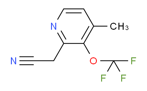 AM98078 | 1804300-64-8 | 4-Methyl-3-(trifluoromethoxy)pyridine-2-acetonitrile