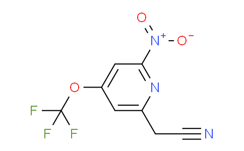 2-Nitro-4-(trifluoromethoxy)pyridine-6-acetonitrile