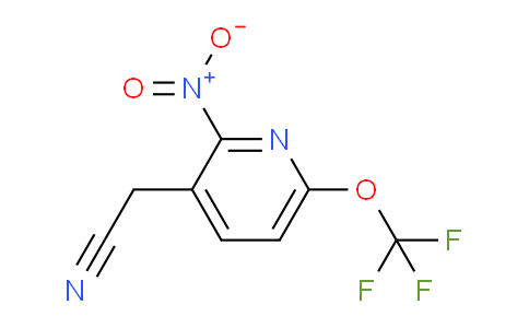 2-Nitro-6-(trifluoromethoxy)pyridine-3-acetonitrile