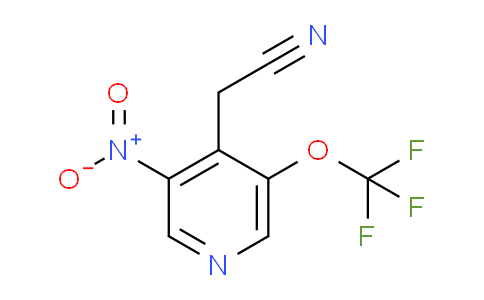 3-Nitro-5-(trifluoromethoxy)pyridine-4-acetonitrile