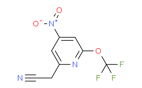 4-Nitro-2-(trifluoromethoxy)pyridine-6-acetonitrile