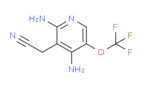 2,4-Diamino-5-(trifluoromethoxy)pyridine-3-acetonitrile