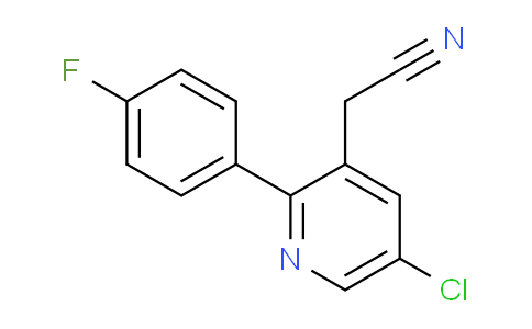 5-Chloro-2-(4-fluorophenyl)pyridine-3-acetonitrile