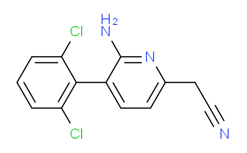 AM98157 | 1361606-86-1 | 2-Amino-3-(2,6-dichlorophenyl)pyridine-6-acetonitrile