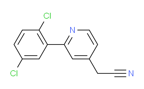 2-(2,5-Dichlorophenyl)pyridine-4-acetonitrile