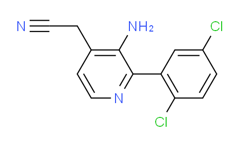 3-Amino-2-(2,5-dichlorophenyl)pyridine-4-acetonitrile