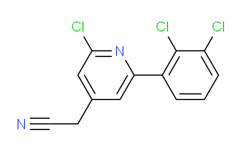 2-Chloro-6-(2,3-dichlorophenyl)pyridine-4-acetonitrile