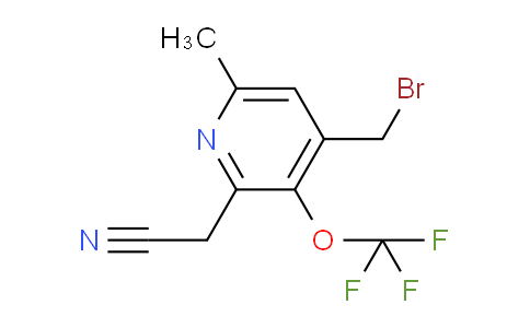 AM98190 | 1361802-86-9 | 4-(Bromomethyl)-6-methyl-3-(trifluoromethoxy)pyridine-2-acetonitrile