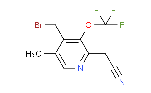 AM98192 | 1361820-39-4 | 4-(Bromomethyl)-5-methyl-3-(trifluoromethoxy)pyridine-2-acetonitrile