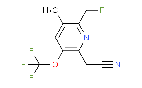 AM98196 | 1361797-59-2 | 2-(Fluoromethyl)-3-methyl-5-(trifluoromethoxy)pyridine-6-acetonitrile