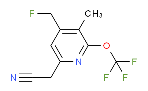 AM98197 | 1361877-95-3 | 4-(Fluoromethyl)-3-methyl-2-(trifluoromethoxy)pyridine-6-acetonitrile