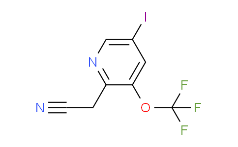 5-Iodo-3-(trifluoromethoxy)pyridine-2-acetonitrile
