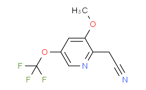 3-Methoxy-5-(trifluoromethoxy)pyridine-2-acetonitrile