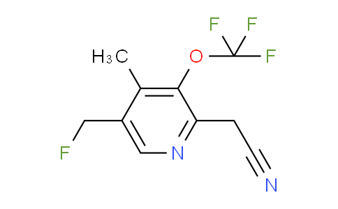 5-(Fluoromethyl)-4-methyl-3-(trifluoromethoxy)pyridine-2-acetonitrile