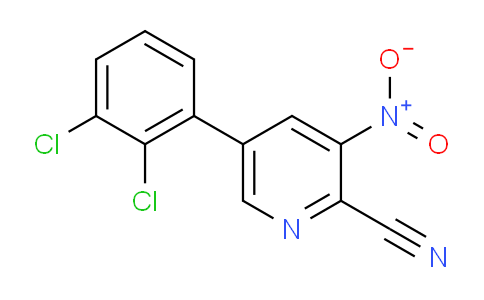 5-(2,3-Dichlorophenyl)-3-nitropicolinonitrile