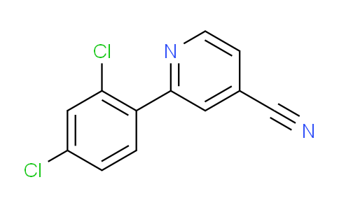 2-(2,4-Dichlorophenyl)isonicotinonitrile
