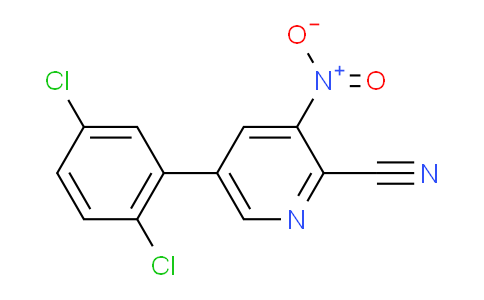 5-(2,5-Dichlorophenyl)-3-nitropicolinonitrile