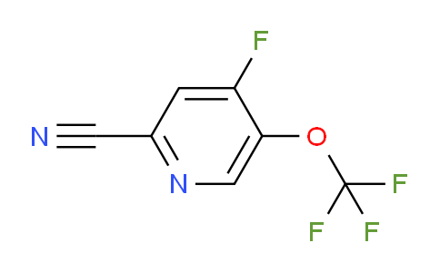 2-Cyano-4-fluoro-5-(trifluoromethoxy)pyridine