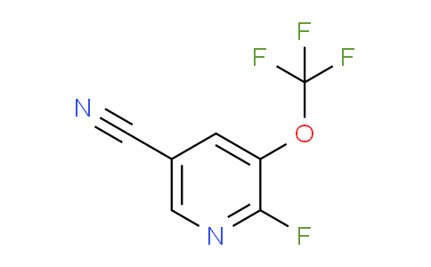 5-Cyano-2-fluoro-3-(trifluoromethoxy)pyridine