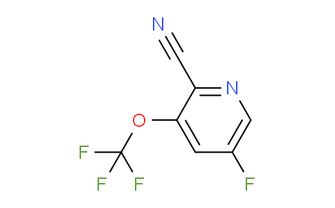 2-Cyano-5-fluoro-3-(trifluoromethoxy)pyridine