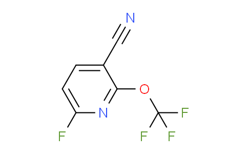 3-Cyano-6-fluoro-2-(trifluoromethoxy)pyridine