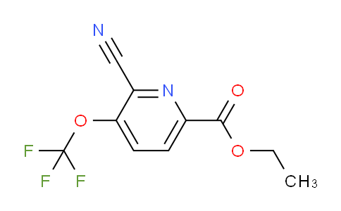 Ethyl 2-cyano-3-(trifluoromethoxy)pyridine-6-carboxylate